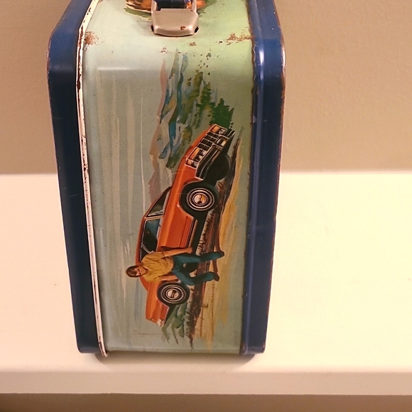 Vintage- Alladin 1978- Six Million Dollar Man Lunch Box with Thermos - Picture 6 of 16